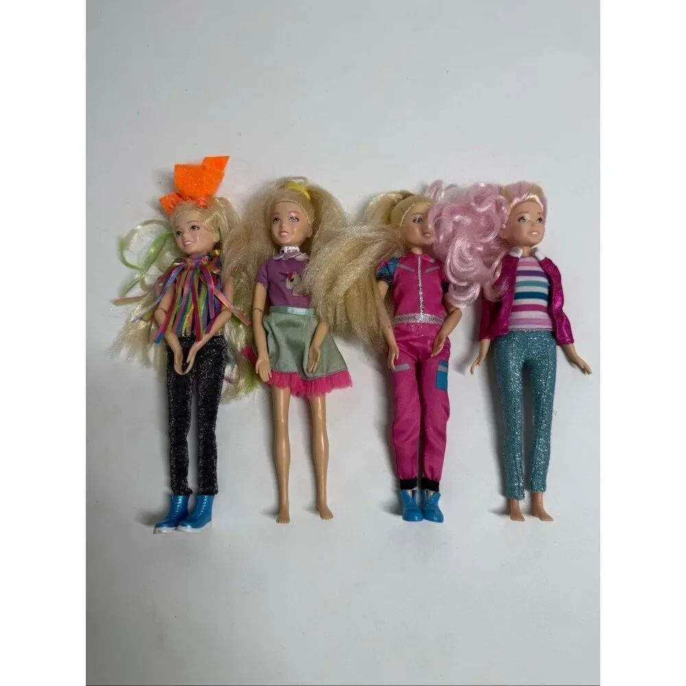 NICKELODEON Just play Set of 4 JoJo Siwa Singing Dolls See Description